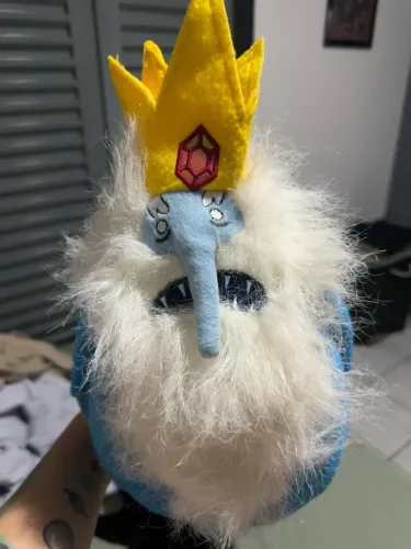 Pelúcia Oficial Rei Gelado (Ice King) Hora de Aventura - 27 cm Cartoon Network