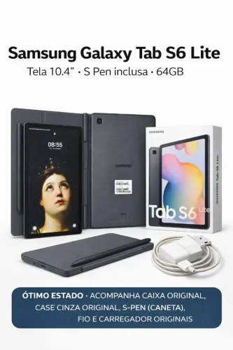 Samsung S6 Lite 64gb - Preto