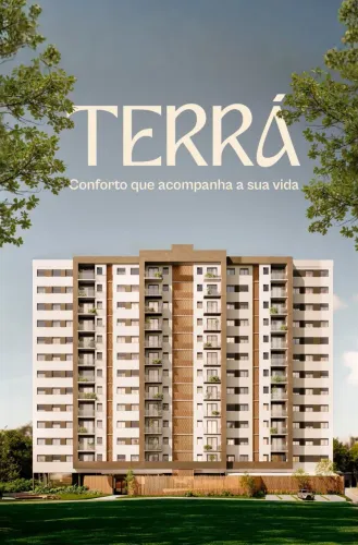 TERRÁ Apartamento 2 Dormitórios com Suíte, Sacada com Churrasqueira em Gravataí