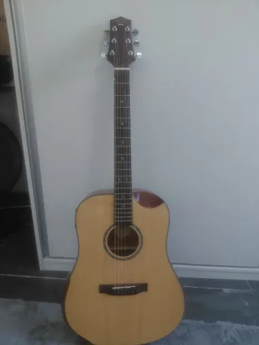 Violao folk gonzalez acustic . ( zero ) com nota fiscal somente p.g e retirada
