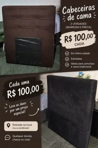 Cabeceira cama box solteiro