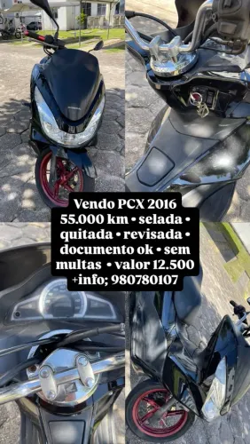 Vendo moto PCX 2016 Quitada
