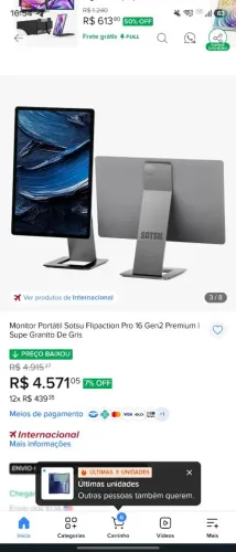 Monitor portátil 