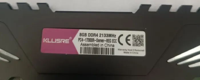 Memorias de 8GB DDR 4 2133 MHZ