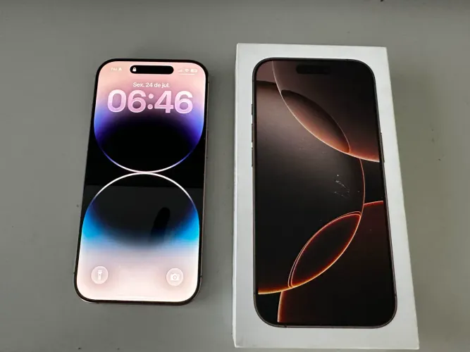 IPHONE 16 PRO 128 GB TITÂNIO DESERTO