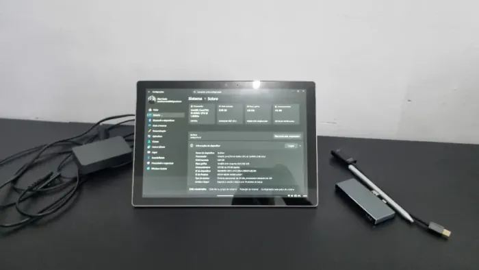 Microsoft Surface Pro 6 i5 8GB 128GB - Kit completo com caneta, teclado e hub