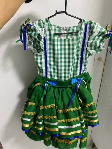 Vestido festa junina Copa do Mundo