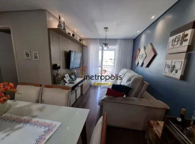 Apartamento com 2 dormitórios à venda, 67 m² por R$ 620.000,00 - Vila Pires - Santo André/