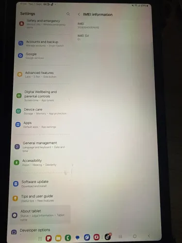 Tablet s6 lite 128 com chip e caneta