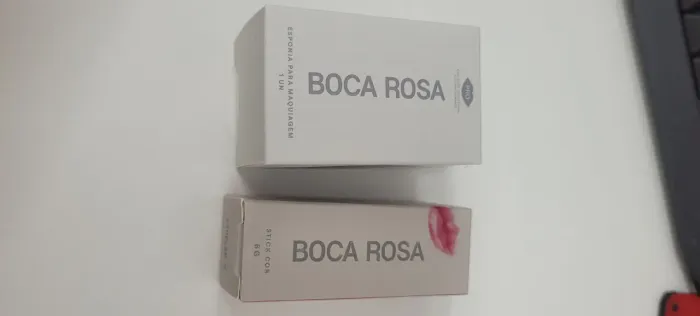 Estick + esponja BOCA ROSA (maquiagem)