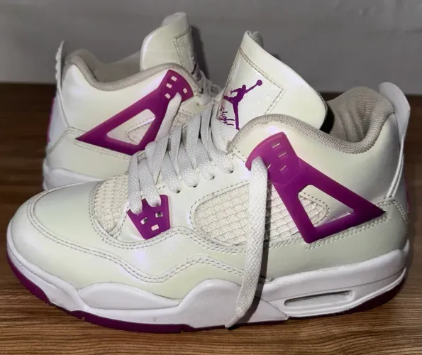 Nike air jordan 4 gs hyper violet 35
