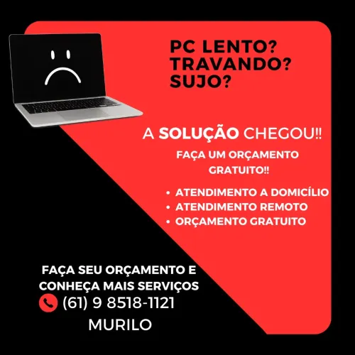 Reparo/Manutenção de notebooks e computadores