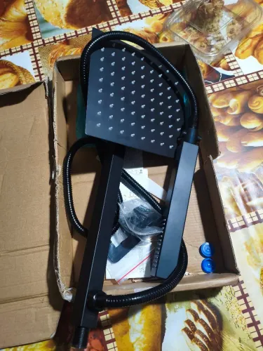 Chuveiro quadrado para aquecimento a gás