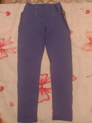 Calca Azul Skinny estilo Suplex Tamanho P/ M