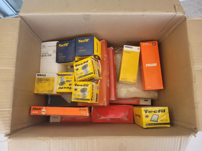 Caixa de FILTROS Automotivo diversos