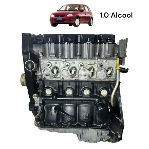 Motor Parcial Gm Corsa Classic 1.0 Álcool 64cv 2003
