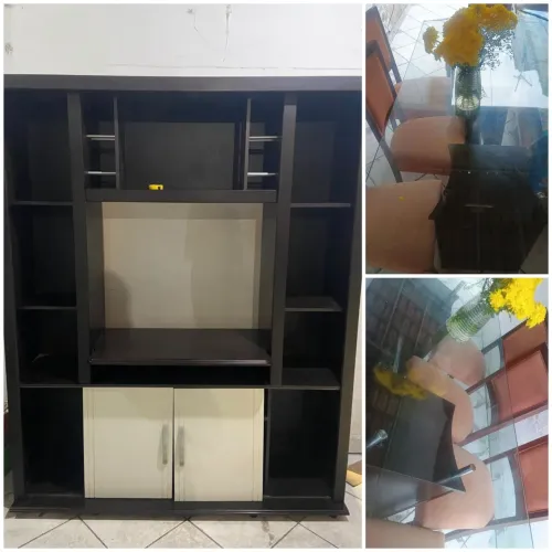 Vende-se 1 mesa e uma Estante