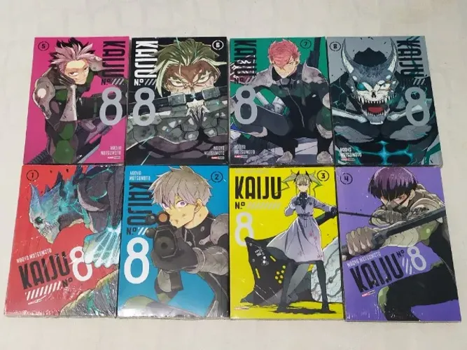 Kaiju N°8 Mangá / volumes do 1 ao 8 LACRADO