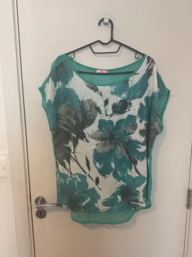 Verde Impacto - Blusa Paetê G 
