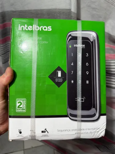 Fechadura digital porta de correr Intelbras