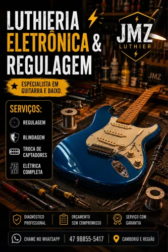 LUTHIER ELETRICA DE GUITARRA E BAIXO