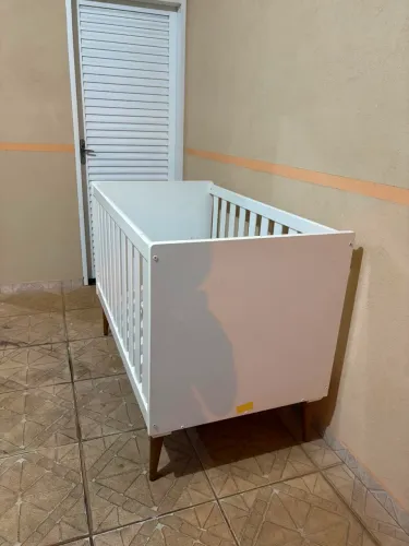 Berço americano-mini cama 2 em 1