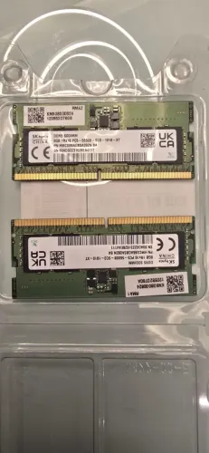 2 x Memória Notebook 8GB SK hynix DDR5 5600MHz SODIMM