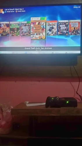 Xbox 360 desbloqueado lotado de jogos