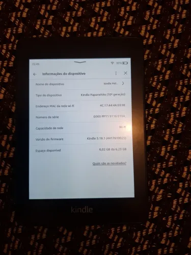 Kindle Paperwhite 10ª geração (8 GB)