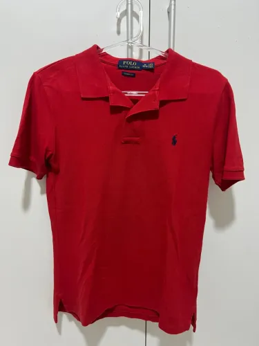 Camisa polo vermelha Ralph Lauren 