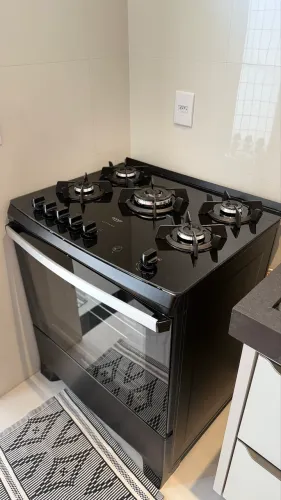 Fogão Dako Magister 5 bocas com forno preto