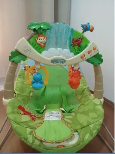 Cadeira De Descanso Bebê Fisher-price Rainforest (para Conserto)