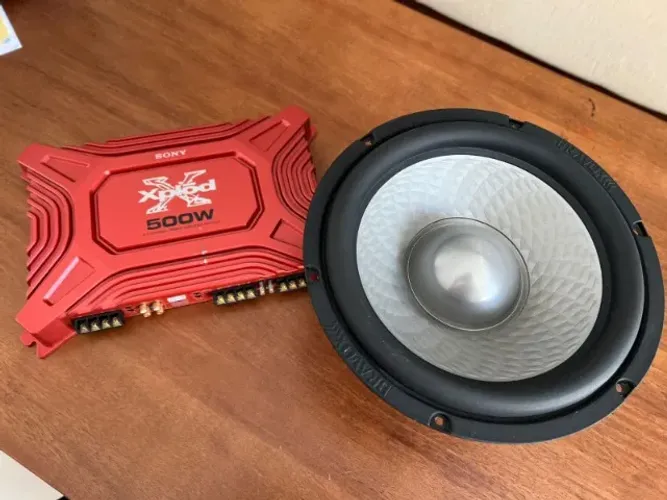 Sub 12 Bravox UXP12D + Módulo Sony Xplod 500w 4 Canais