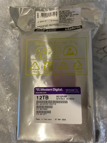 ? HD WD Purple Pro 12TB - NOVO E ORIGINAL ?