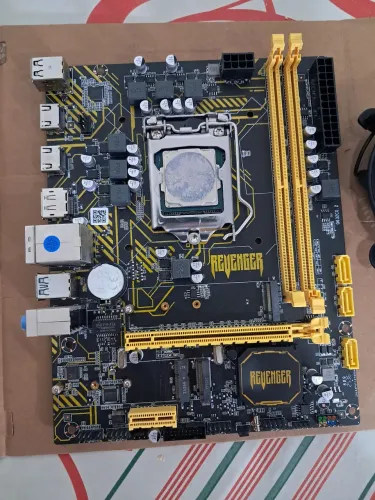 Kit placa mãe e processador i3 9100
