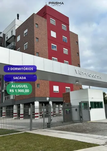 Apartamento 2 dormitórios, com sacada e garagem, próximo a Av. Helvio Basso, em