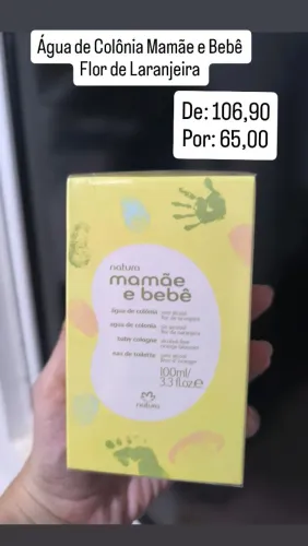 Colônia Mamãe e Bebê Flor de laranjeira 