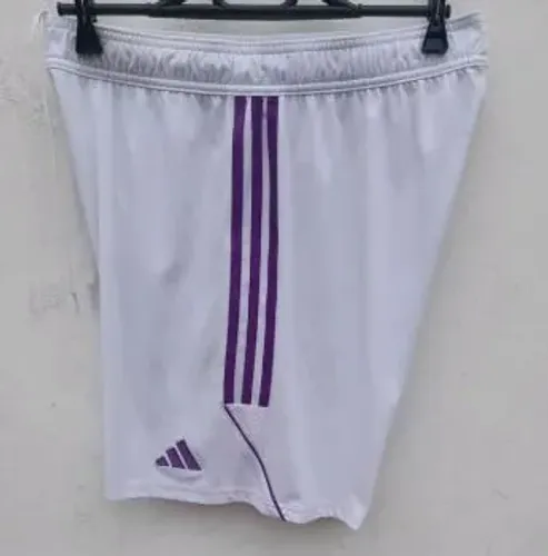 SHORTS ADIDAS TIRO 23 LEAGUE G - BRANCO E ROXO