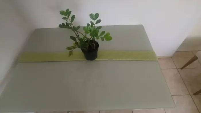 Tampo de vidro 140cm de comprimento e 1m de largura