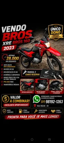 Bros 160 ESD ÚNICO DONO