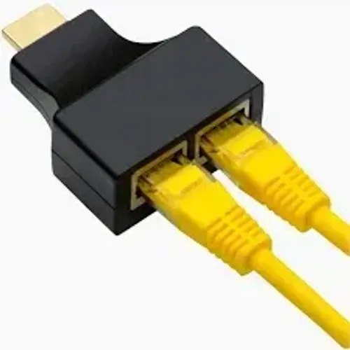 Extensor Hdmi Via Cabo De Rede Lan Rj45 Duplo Até 30 Metros
