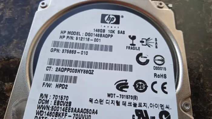HD HP 146GB (Notebook)