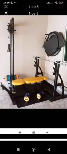 Mesa de SUPINO PROFISSIONAL