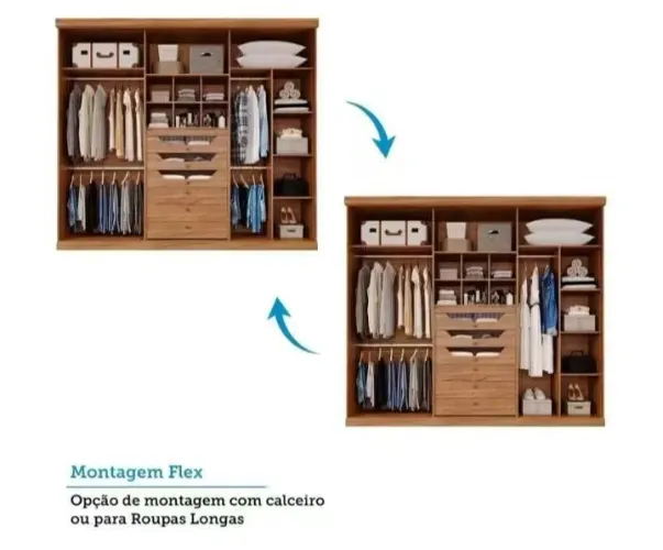 Guarda roupa Casal já desmontado