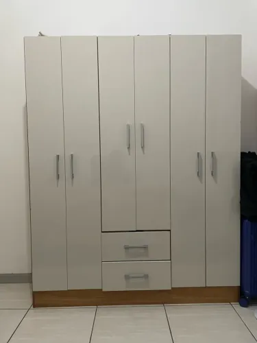 Guarda roupa Roupeiro Jamaica 6 Portas E 2 Gavetas