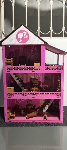 Casa de boneca Barbie MDF 