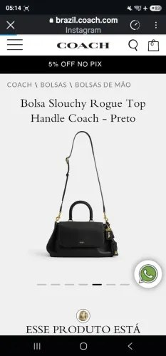 Bolsa Slouchy Rogue original