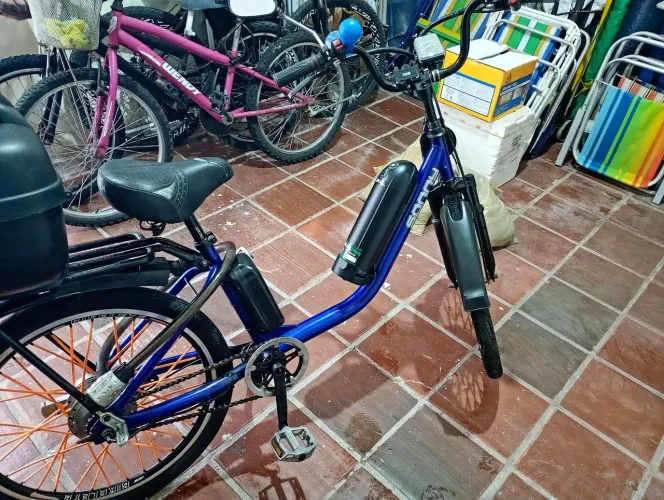 Bicicleta elétrica Sonny bateria Nova