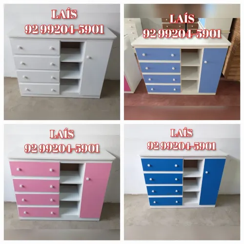 Cômoda 100% mdf de qualidade 