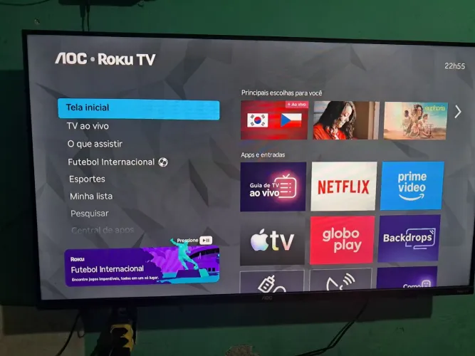 TV ROKU 43" AOC SMART